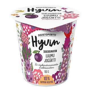 Juustoportti Hyvin sokeroimaton jogurtti 150 g luumu