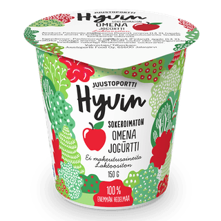 Juustoportti Hyvin sokeroimaton jogurtti 150 g omena