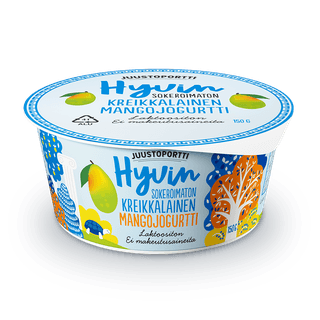 Juustoportti Hyvin sokeroimaton kreikkalainen jogurtti 150 g mango