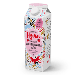 Juustoportti Hyvin sokeroimaton vadelma-mansikkakeitto 1 kg