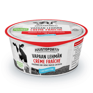 Juustoportti Vapaan lehmän crème fraìche 150 g laktoositon