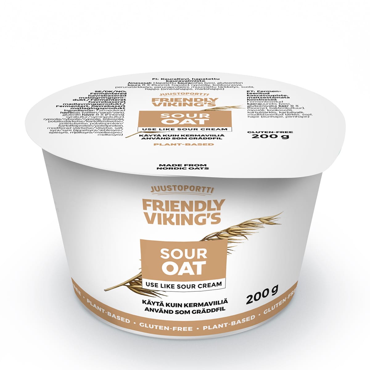 Juustoportti Friendly Viking's sour oat 200 g