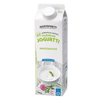 Juustoportti AB-jogurtti 1 kg rasvaton