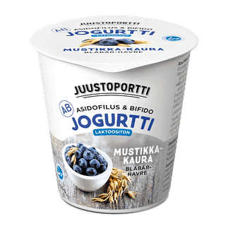 Juustoportti AB-jogurtti 150 g mustikka-kaura