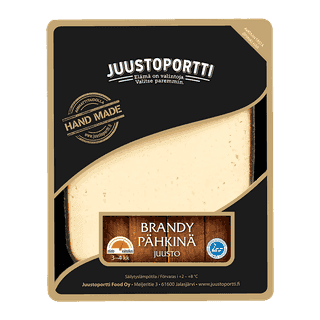 Juustoportti Brandy-pähkinä juusto 175 g