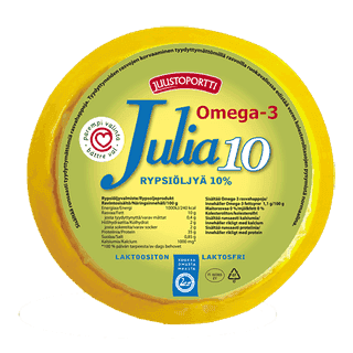 Juustoportti Julia viipaloitava rypsiöljyvalmiste 10 % 410 g