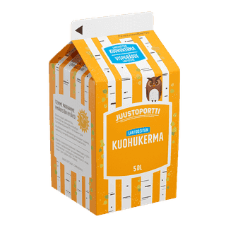 Juustoportti laktoositon kuohukerma 5 dl