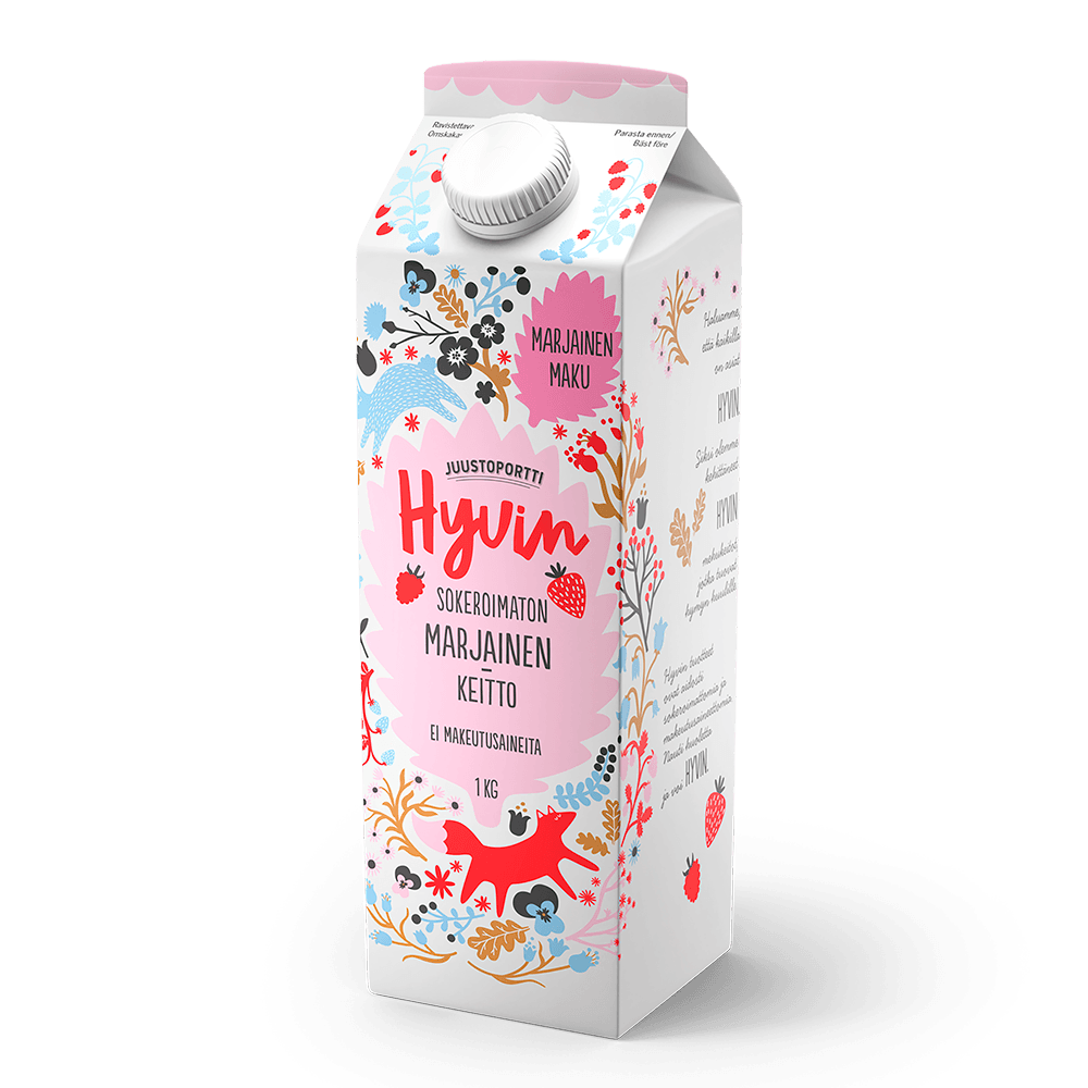 Juustoportti Hyvin sokeroimaton marjainen keitto 1 kg