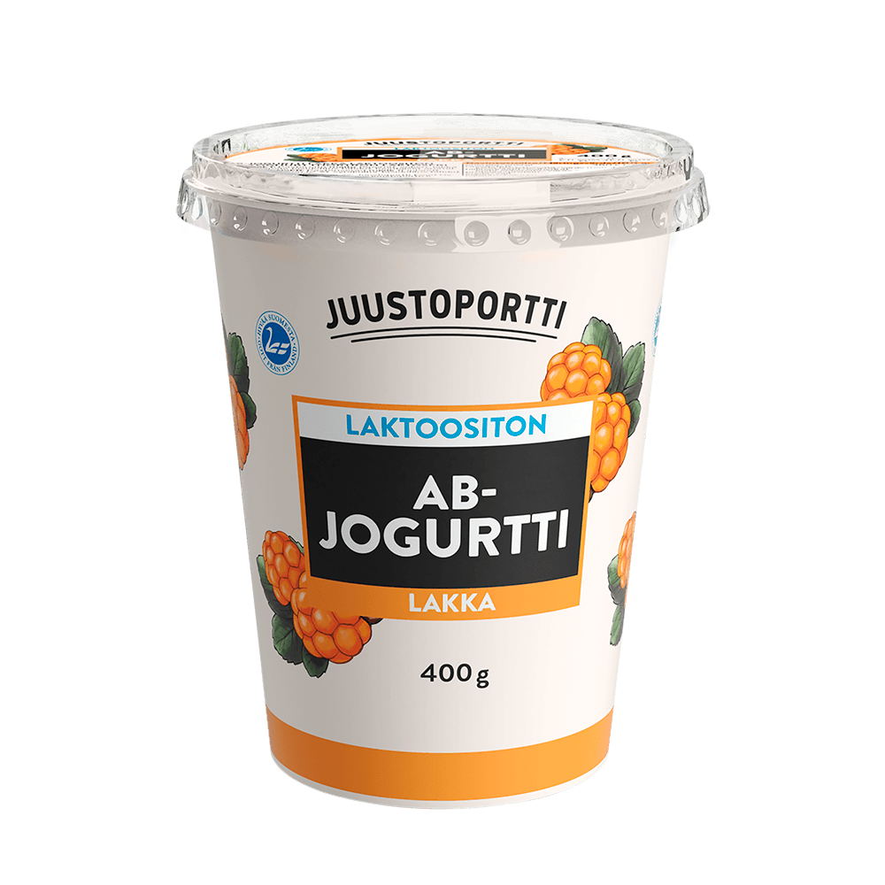 Juustoportti AB-jogurtti 400 g lakka