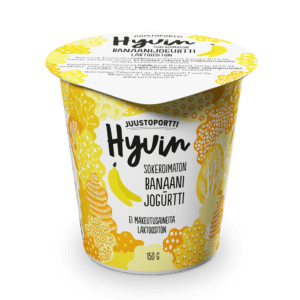Juustoportti Hyvin sokeroimaton jogurtti 150 g banaani