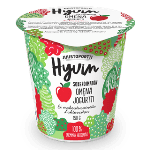 Juustoportti Hyvin sokeroimaton jogurtti 150 g omena