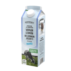 Juustoportti Vapaan lehmän AB-luonnonjogurtti 1 kg