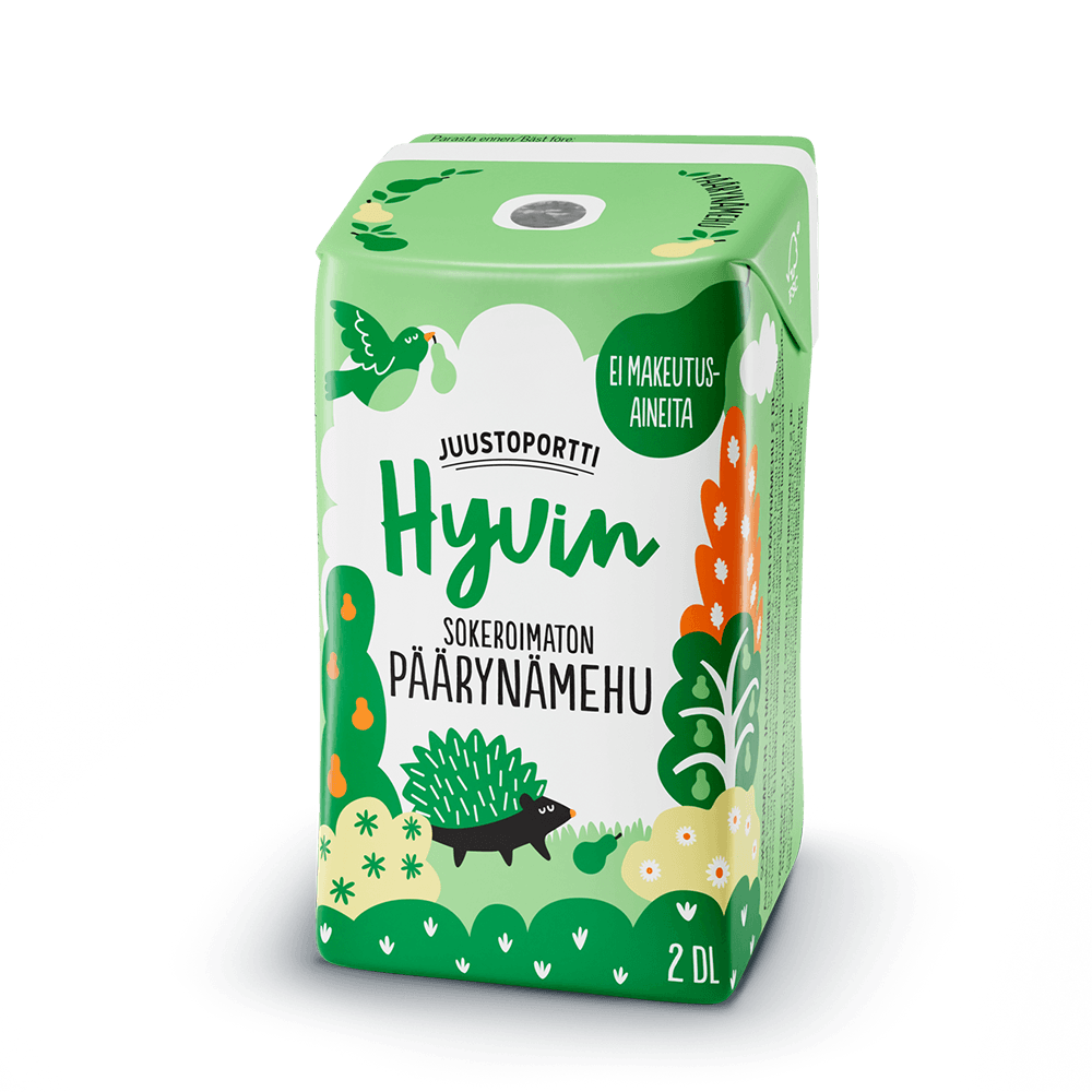 Juustoportti Hyvin sokeroimaton pillimehu päärynä 2 dl