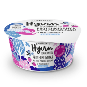 Juustoportti Hyvin sokeroimaton proteiinirahka 150 g mustikka-mansikka-vadelma