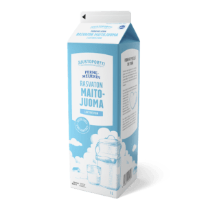 Juustoportti Perhemeijerin laktoositon rasvaton maitojuoma 1 l