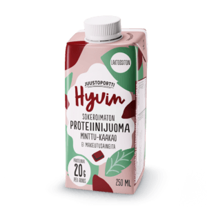 Juustoportti Hyvin sokeroimaton proteiinijuoma 250 ml minttu-kaakao