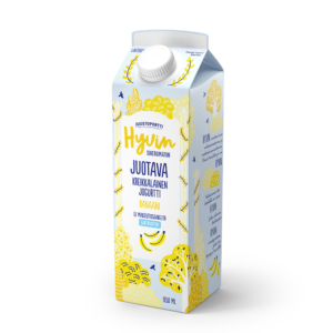 Juustoportti Hyvin sokeroimaton kreikkalainen juotava banaanijogurtti 950 ml