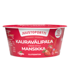 Juustoportti kauravälipala 150 g mansikka