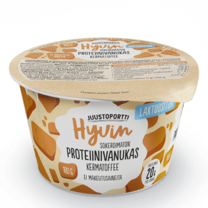 Juustoportti Hyvin sokeroimaton proteiinivanukas 180 g kermatoffee