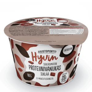 Juustoportti Hyvin sokeroimaton proteiinivanukas 180 g suklaa