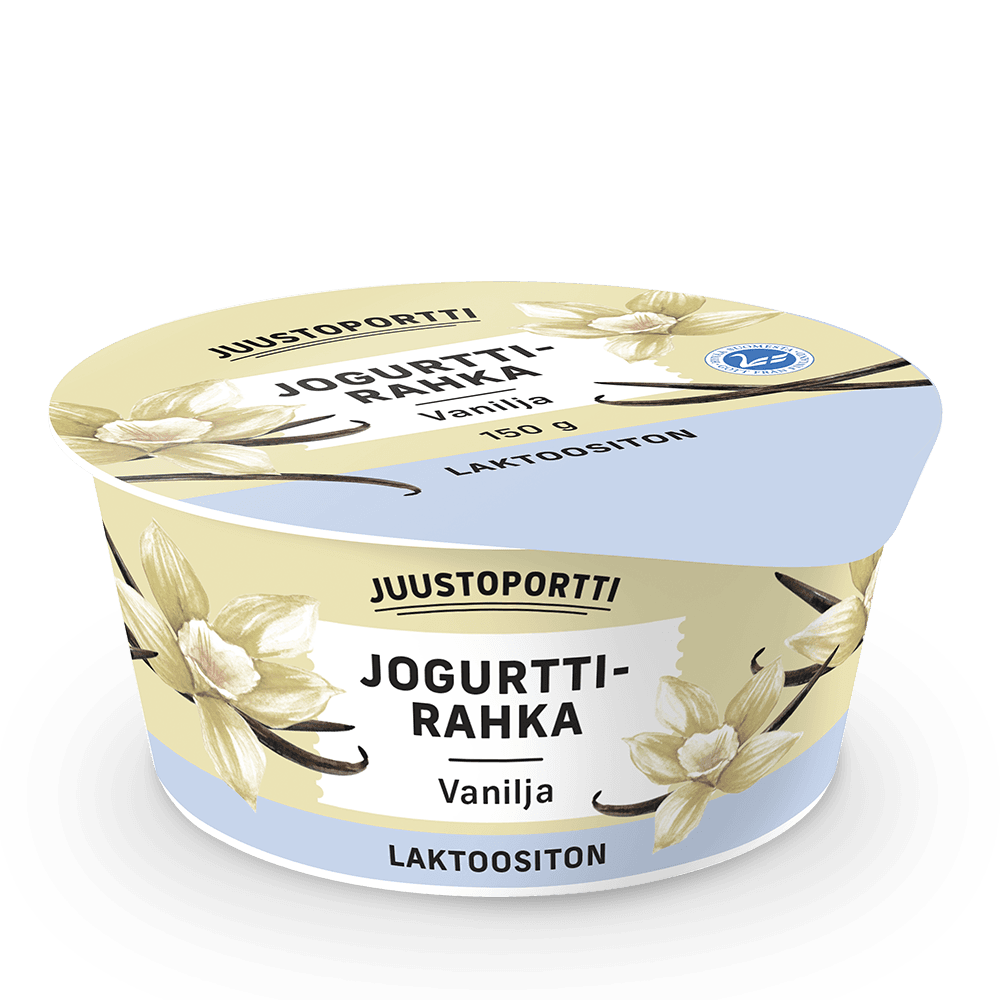 Juustoportti jogurttirahka 150 g vanilja laktoositon