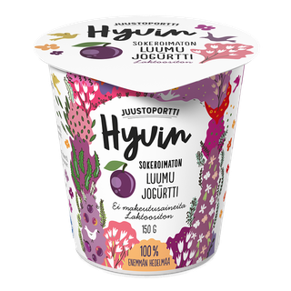 Juustoportti Hyvin jogurtti 150 g luumu, laktoositon