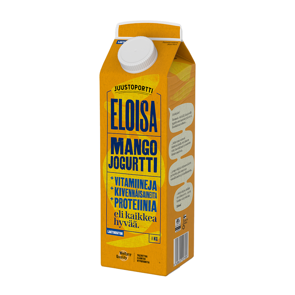 Juustoportti Eloisa Jogurtti 1 Kg Mango Laktoositon juustoportti-eloisa-jogurtti-1-kg-mango-laktoositon