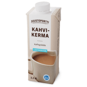 Juustoportti Kahvikerma 10 % 3,3 dl laktoositon