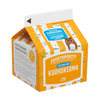 Juustoportti Kuohukerma 2 dl, laktoositon