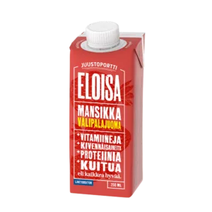 Juustoportti Eloisa välipalajuoma 250 ml mansikka laktoositon gluteeniton