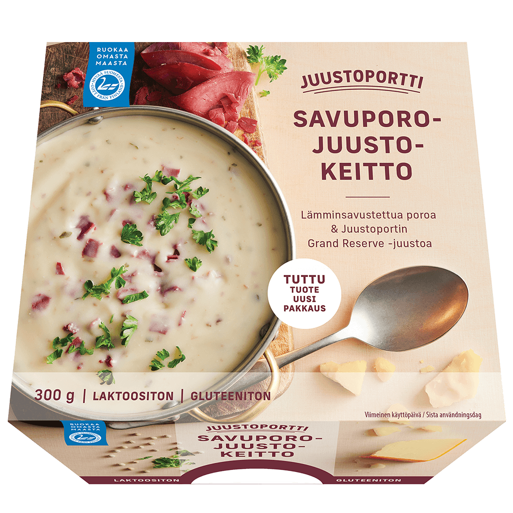 Juustoportti Savuporo-juustokeitto 300 g laktoositon gluteeniton