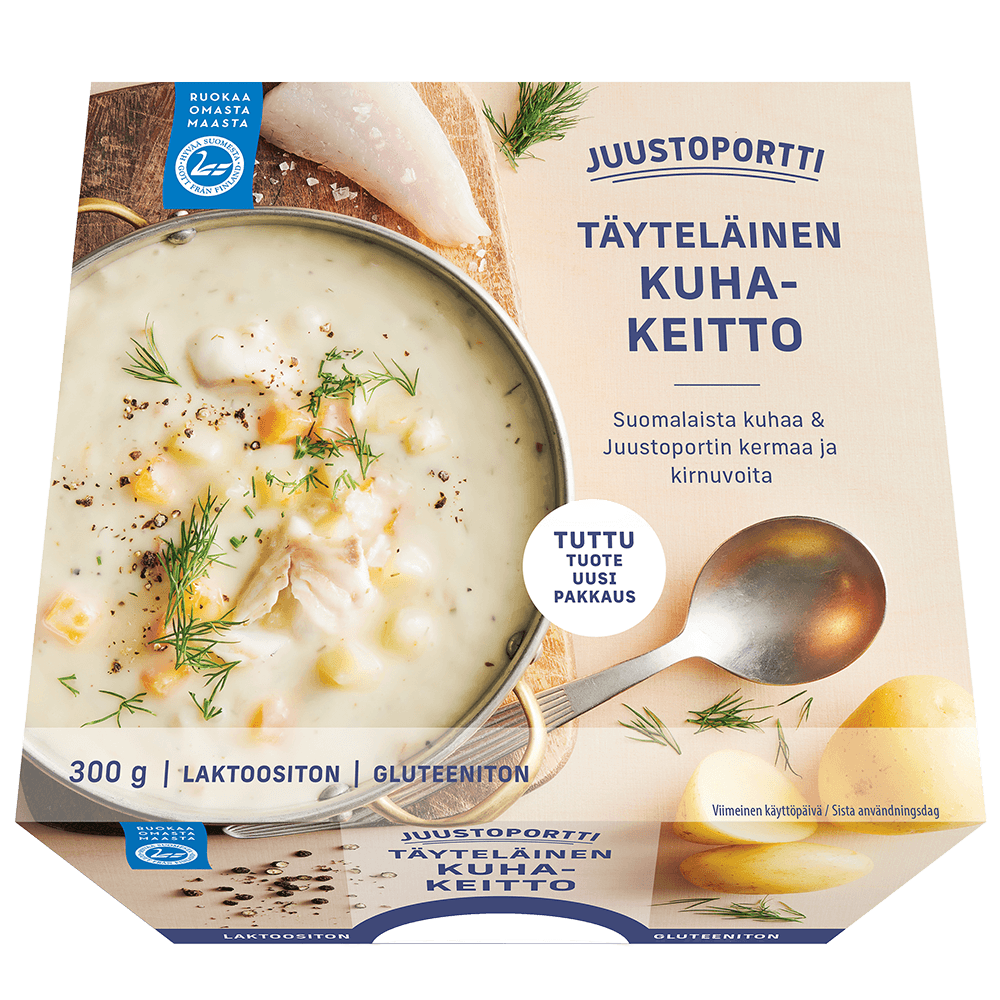 Juustoportti Täyteläinen kuhakeitto 300 g laktoositon gluteeniton