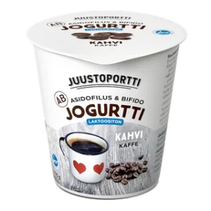 Juustoportti AB-jogurtti 150 g kahvi laktoositon