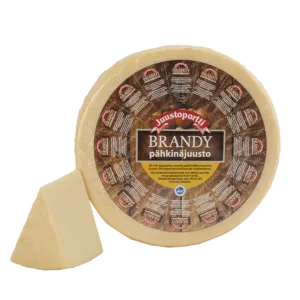 Juustoportti Brandy-pähkinä juustokiekko noin 5 kg