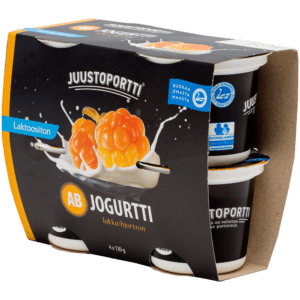 Juustoportti AB-jogurtti 4*120 g lakka laktoositon