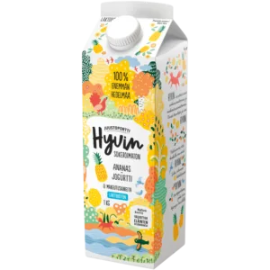 Juustoportti Hyvin jogurtti 1 kg ananas laktoositon