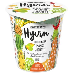 Juustoportti Hyvin jogurtti 150 g mango laktoositon