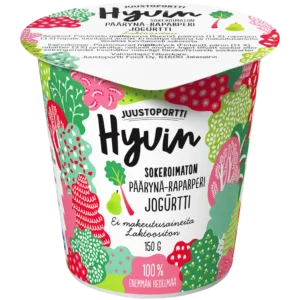 Juustoportti Hyvin jogurtti 150 g päärynä-raparperi laktoositon