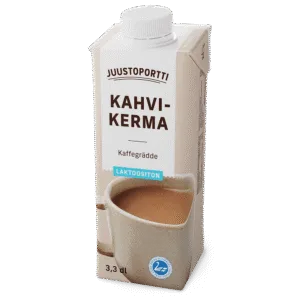 Juustoportti Kahvikerma 10 % 3,3 dl laktoositon
