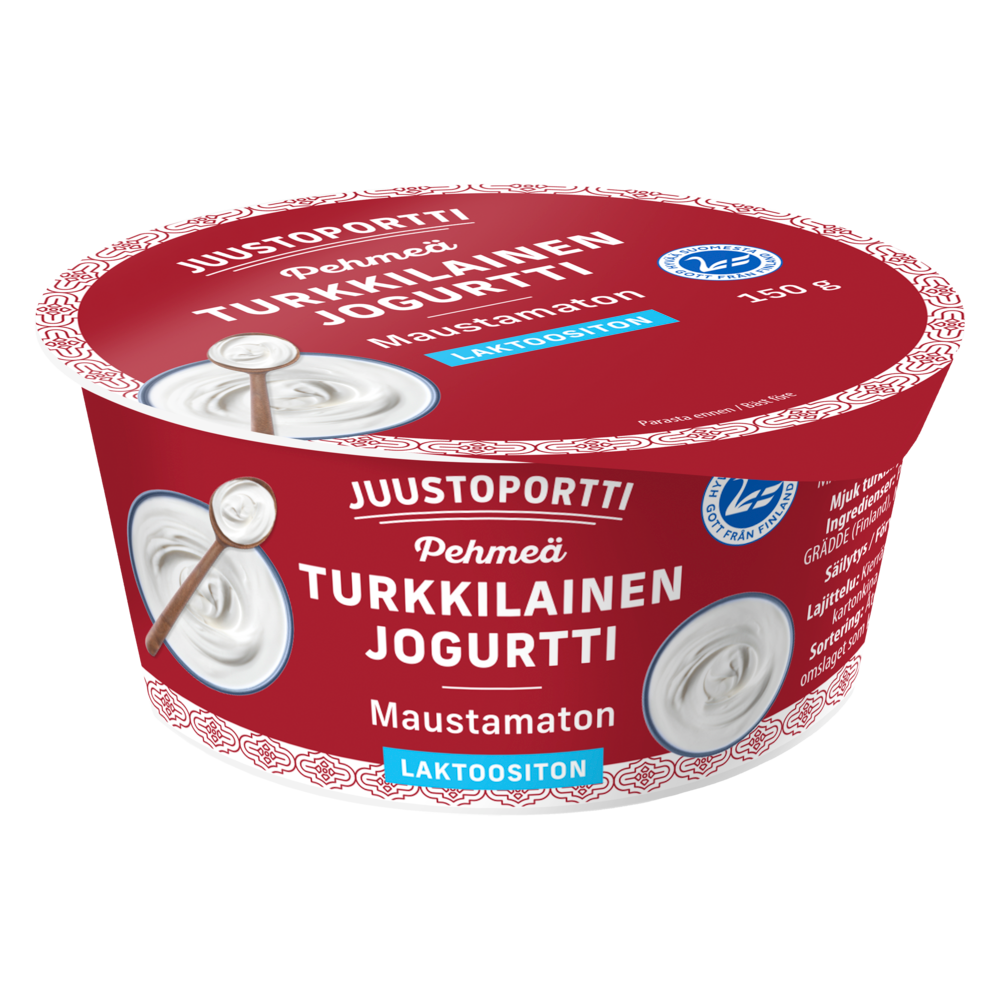 Juustoportti Pehme Turkkilainen Jogurtti 150 G Maustamaton Laktoositon