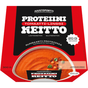 Juustoportti Proteiini-tomaatti-linssikeitto 300 g laktoositon gluteeniton