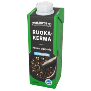 Juustoportti Ruokakerma 10 % 3,3 dl kolme pippuria laktoositon