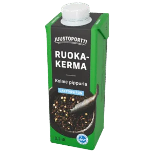 Juustoportti Ruokakerma 10 % 3,3 dl kolme pippuria laktoositon