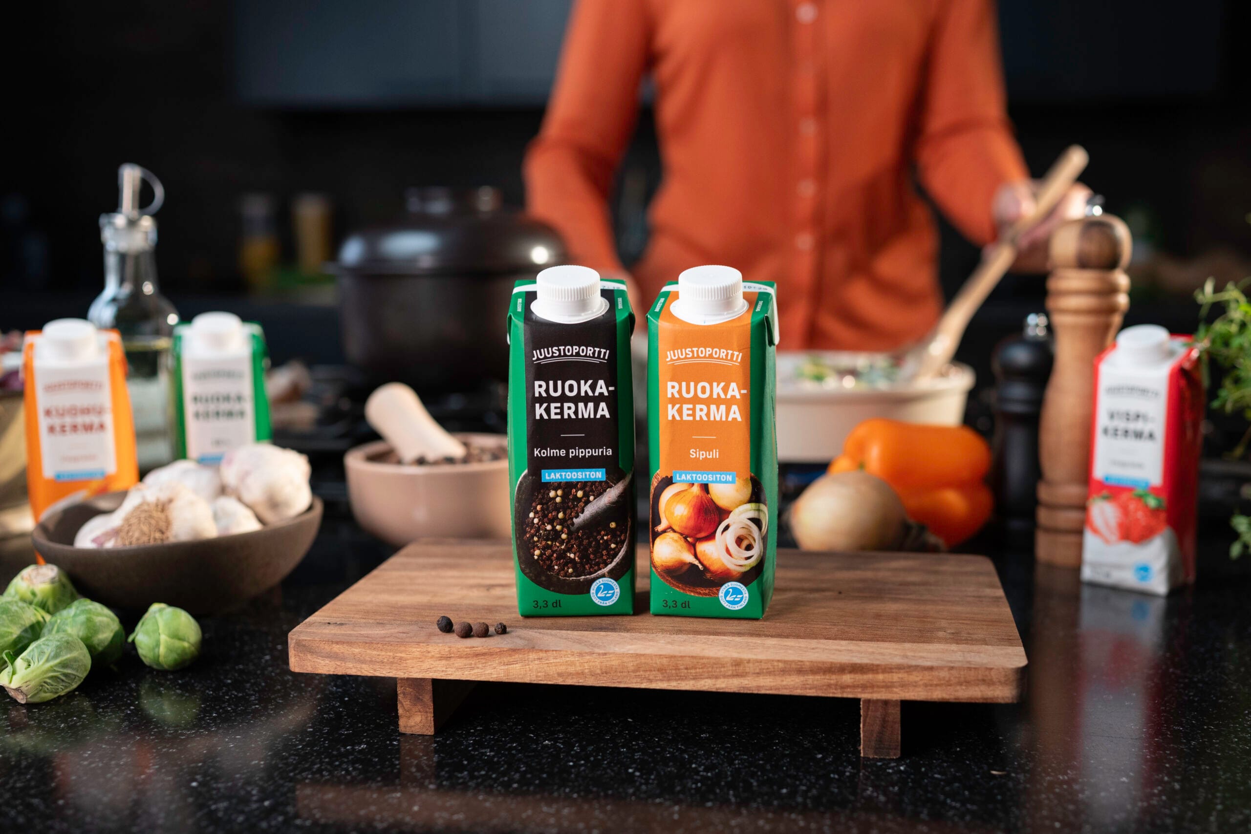 Juustoportin kermat ovat ihanteellinen valinta leivontaan ja ruoanlaittoon.