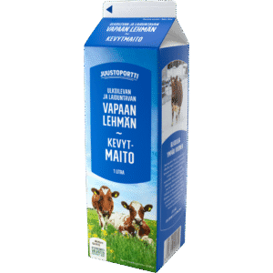 Juustoportti Vapaan lehmän kevytmaito 1 l