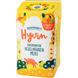 Juustoportti Hyvin mehu 2 dl hedelmäinen