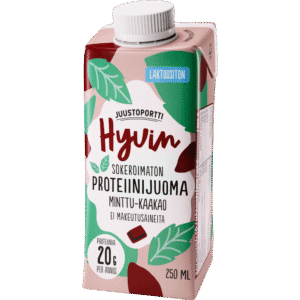 Juustoportti Hyvin proteiinijuoma 250 ml minttu-kaakao laktoositon