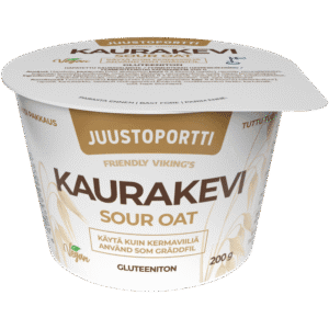 Juustoportti Kaurakevi 200 g gluteeniton