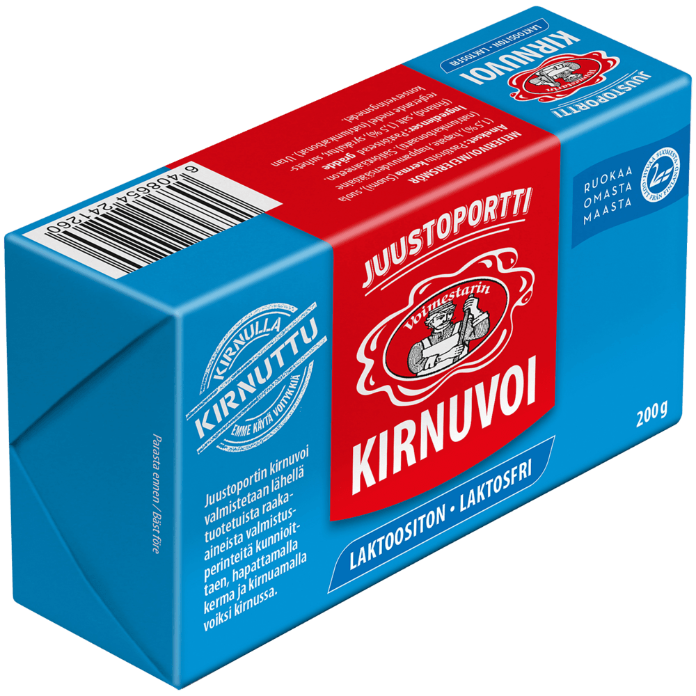 Juustoportti Kirnuvoi 200 g laktoositon