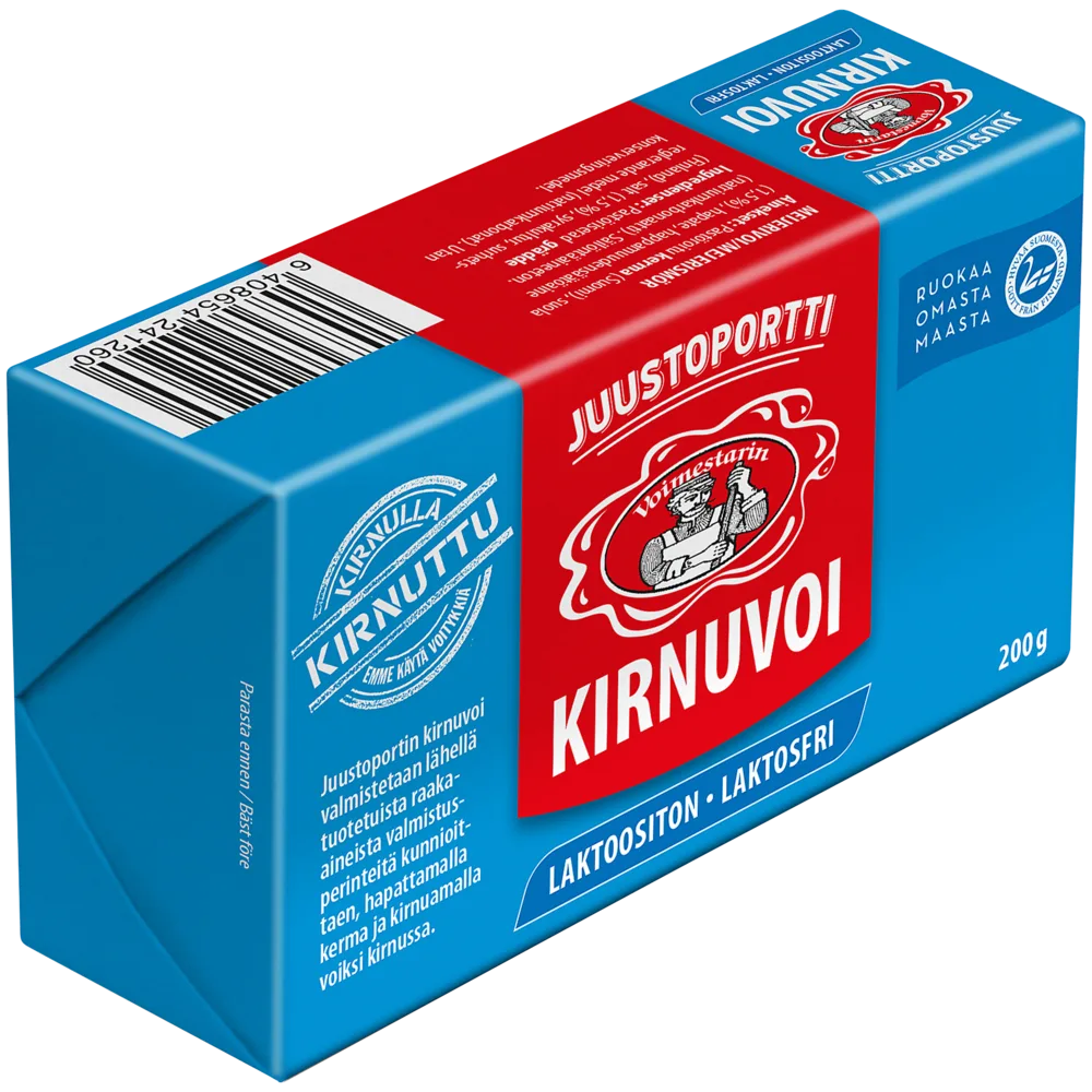 Juustoportti Kirnuvoi 200 g laktoositon